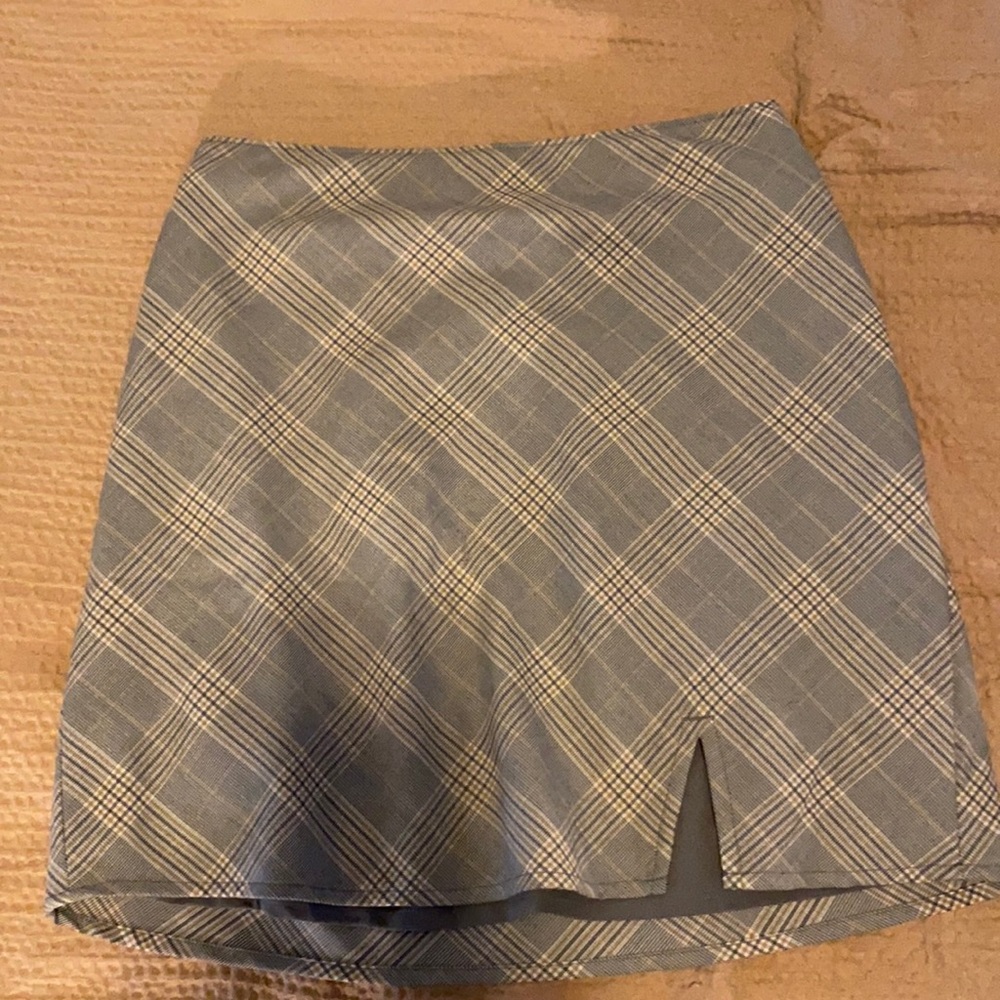 Abercrombie trendy plaid fall mini skirt